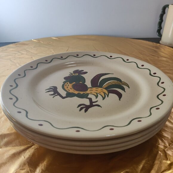 Poppytrail, Metlox 10" Dinner Plates (4)  great vintage condition. No scratches - Picture 2 of 6
